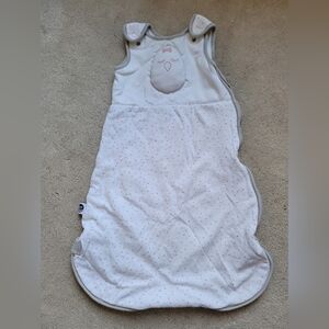Cozy White and Pink Kids Sleep Sack by Nested Bean 6-12m